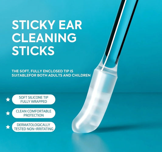 Sticky Ear Cleaning Sticks - Gentle, Visible Ear Care