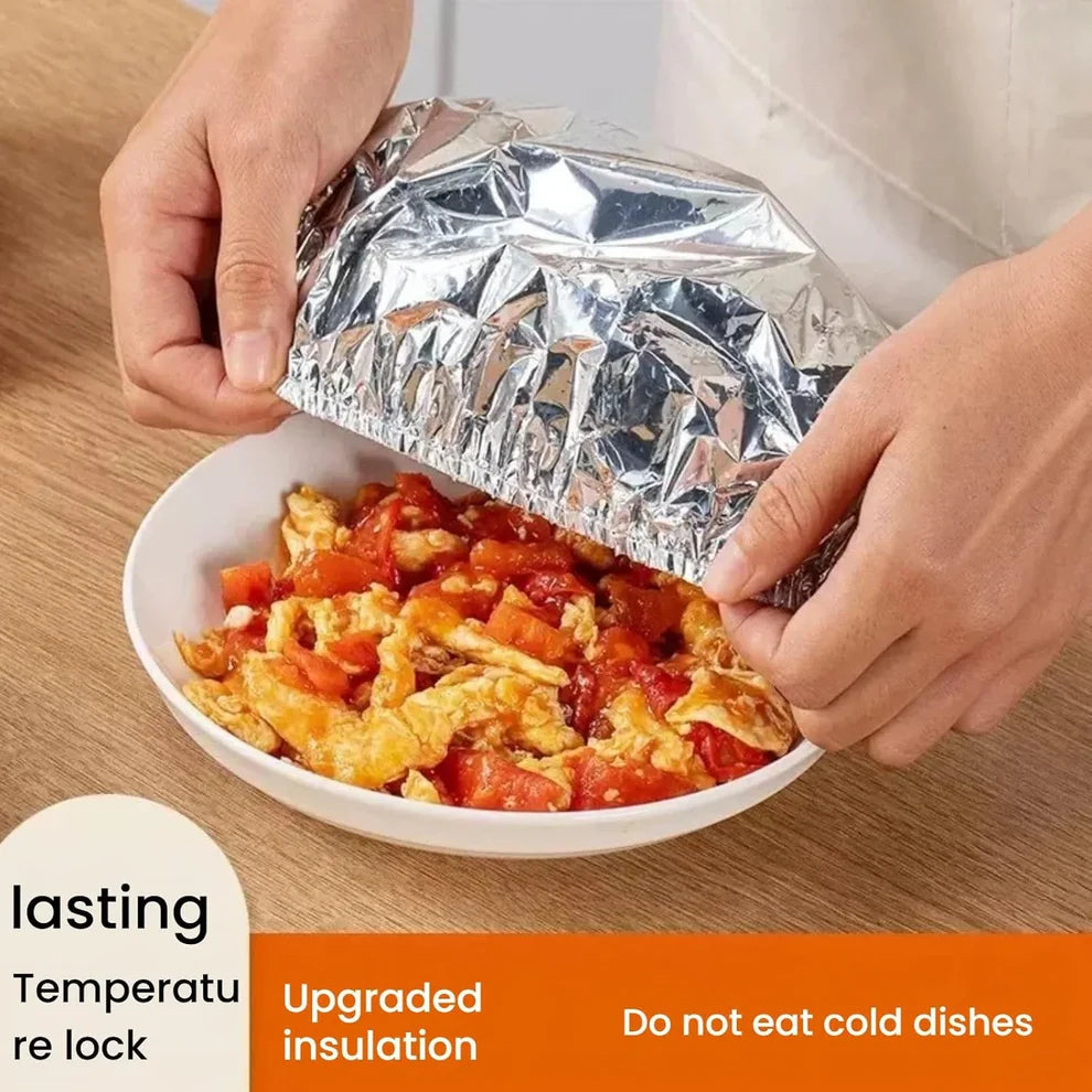 Reusable Aluminum Foil Food Cover