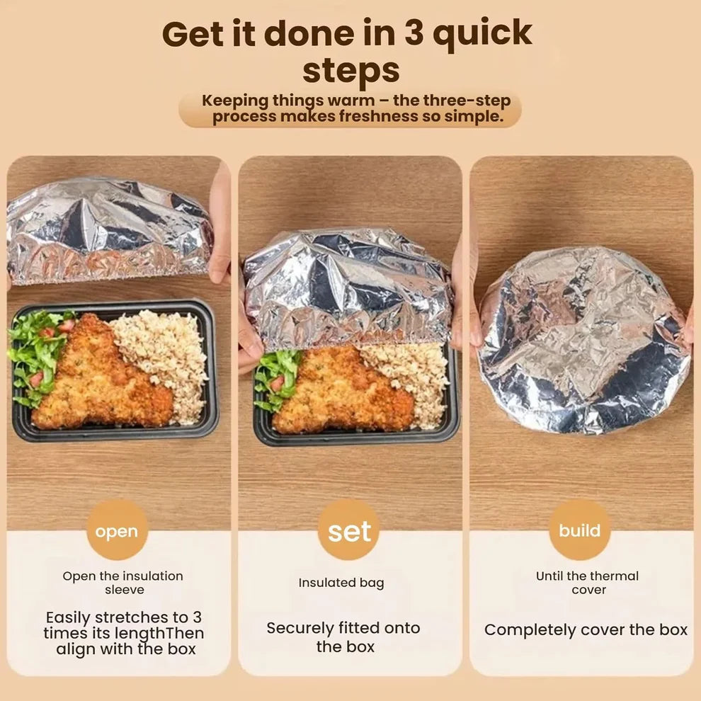 Reusable Aluminum Foil Food Cover