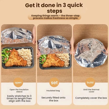 Reusable Aluminum Foil Food Cover