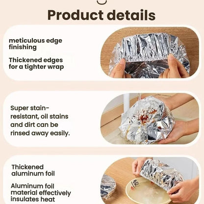 Reusable Aluminum Foil Food Cover